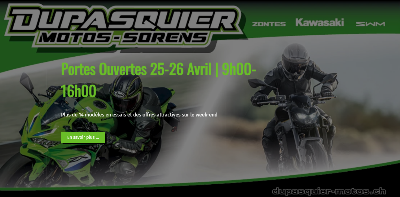 Dupasquier Motos Portes Ouvertes 2026