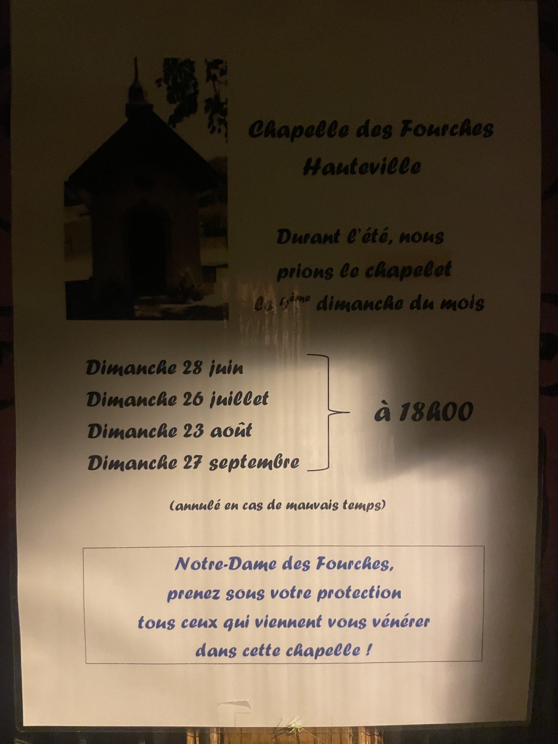 Chapelle des Fourches